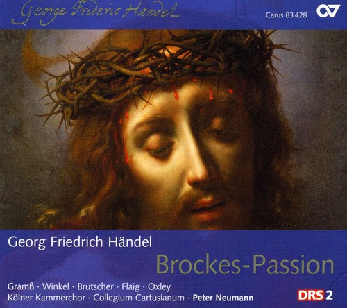 the album cover for G.F Handel - Brockes Passion