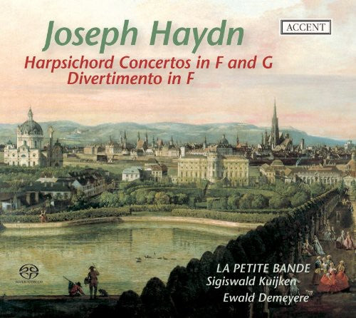 the album cover for Ewald Demeyere - Harpsichord Concerto in G Major & F Major