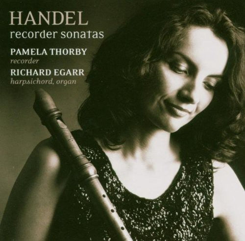 the album cover for Pamela Thorby - Handel Recorder Sonatas