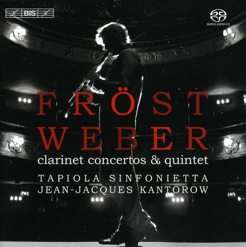 the album cover for Martin FrÃ¶st - Clarinet Concertos