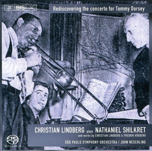 the album cover for CHRISTIAN LINDBERG - Concertos for Trombone & Orchestra