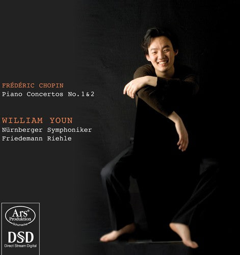 the album cover for William Youn - Piano Concertos No. 1 & 2
