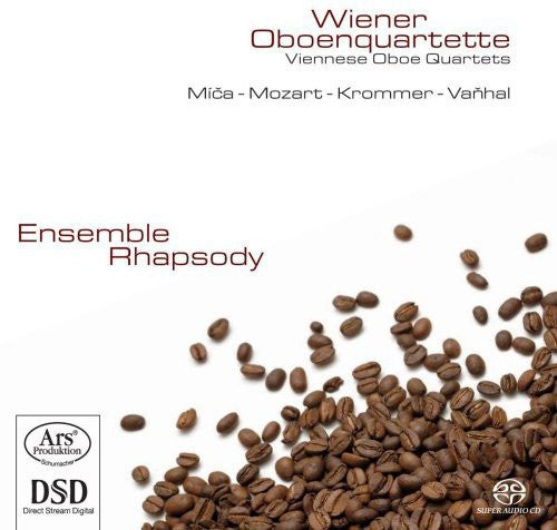 the album cover for Rhapsody - Viennese Oboe Quartets