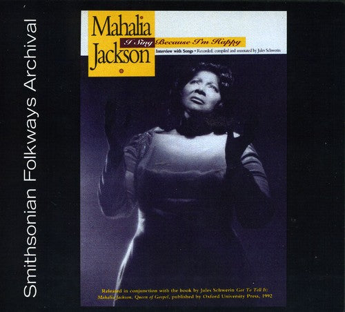 the album cover for Mahalia Jackson - I Sing Because I'm Happy