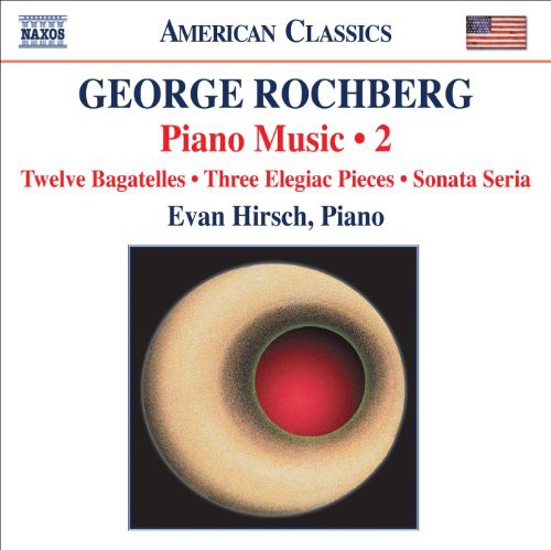 the album cover for Evan Hirsch - Piano Music 2 / 12 Bagatelles / 3 Elegiac