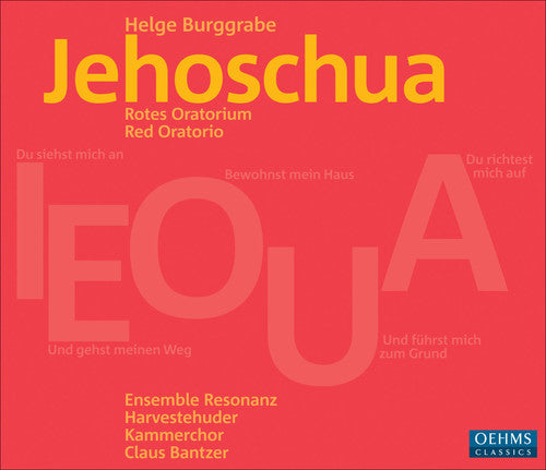 the album cover for Claus Bantzer - Jehoschua