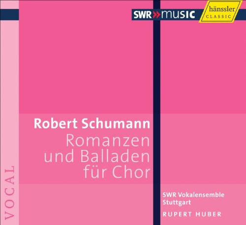 the album cover for Rupert Huber - Romances & Ballads for a Cappella Choir