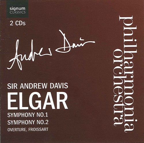 the album cover for Sir Andrew Davis - Symphony Nos 1 & 2
