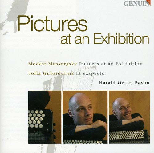 the album cover for Harald Oeler - Pictures at An Exhibition