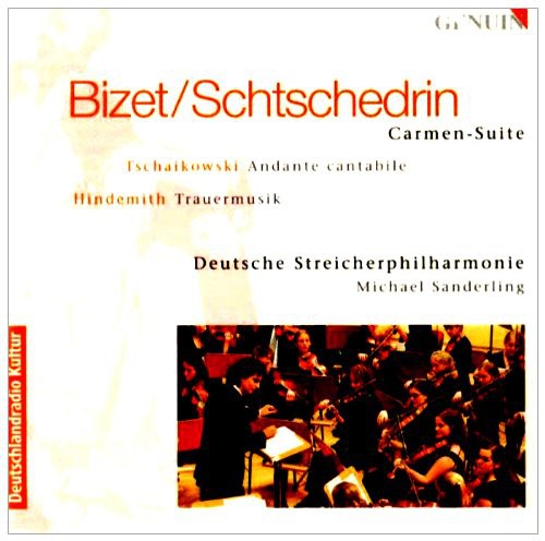 the album cover for German Philharmonic String Orchestra - Carmen Suite: Trauermusik