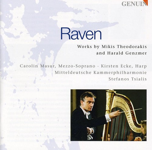 the album cover for Theodorakis/Genzmer Theodorak - Raven
