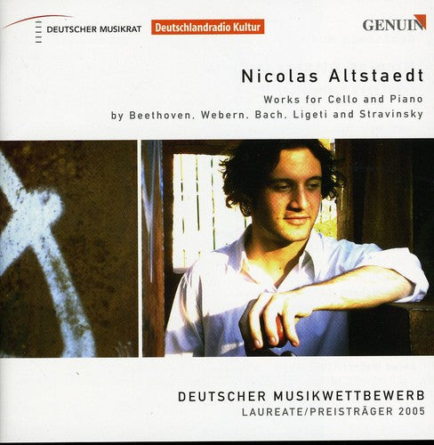 the album cover for Nicolas Altstaedt - Works for Cello & Piano