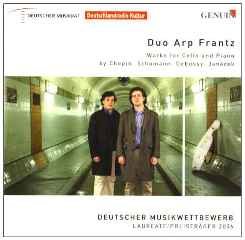 the album cover for Duo Arp Frantz - Works for Cello & Piano