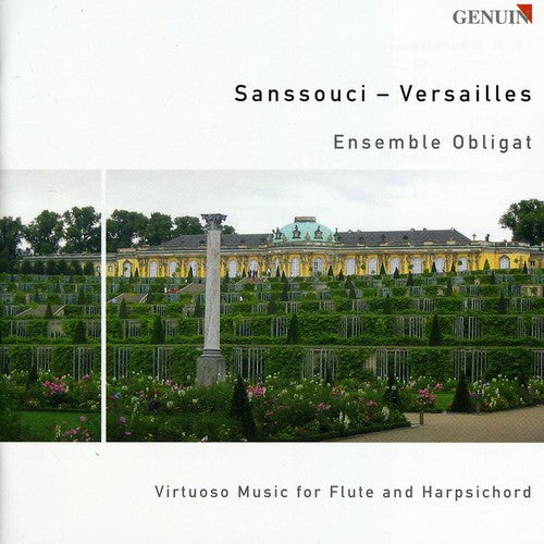 the album cover for Ensemble Obligat - Virtuoso Music for Flute & Harpsichord