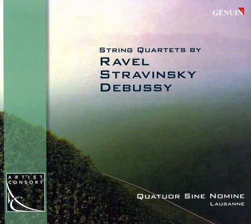 the album cover for Quartet Sine Nomine - String Quartets