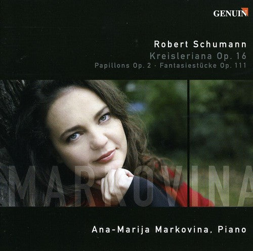 the album cover for Ana-Marija Markovina - Papillons / Kreisleriana / 3 Fantasiestucke