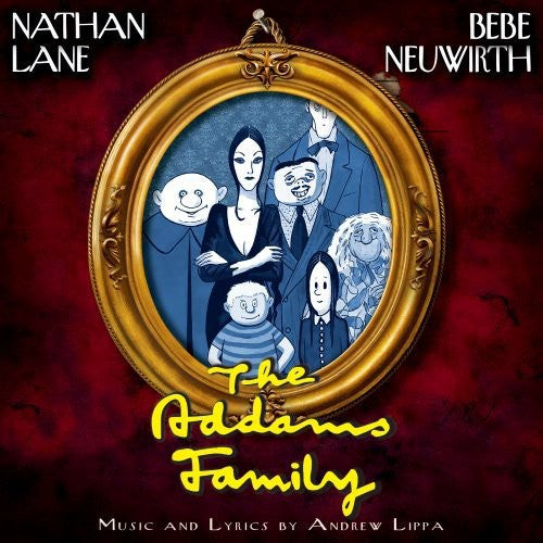 the album cover for Nathan Lane - The Addams Family