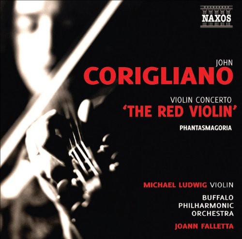 the album cover for Joann Falletta - Red Violin Concerto Phantasmagoria