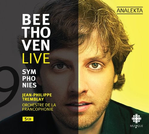 the album cover for Orchestre De La Francophonie - Beethoven Live 9 Symphonies