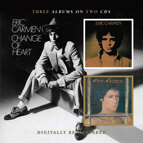 the album cover for Eric Carmen - Eric Carmen/Boats Against The Current/Change Of He [Import]