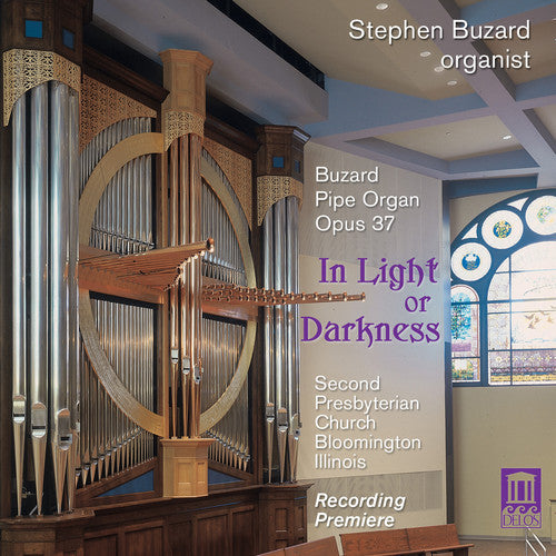 the album cover for Stephen Buzard - In Light or Darkness