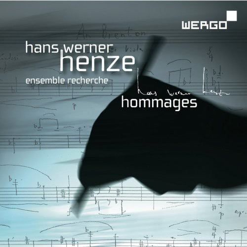 the album cover for Ensemble Recherche - Hommages
