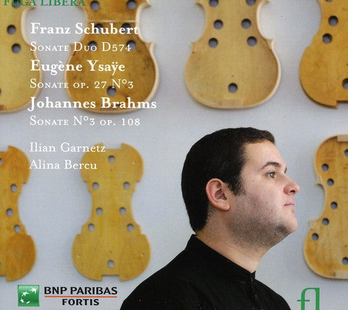 the album cover for Ilian Garnetz - Violin Sonatas [Digipak]