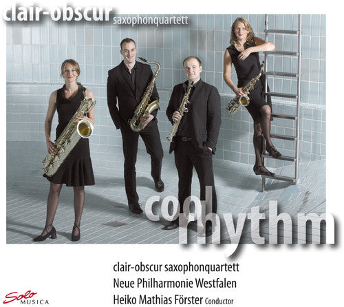 the album cover for Clair-obscur Saxophone Quartet - Cool Rhythm [Digipak]