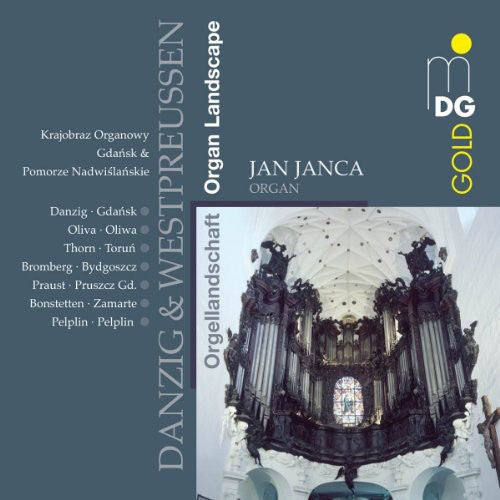 the album cover for Jan Janca - Organ Landscape: Gdansk & West Prussia