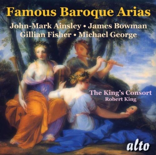 the album cover for The King's Consort - Favourite Baroque Arias