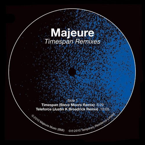 the album cover for Majeure - Timespan Remixes [Limited Edition]