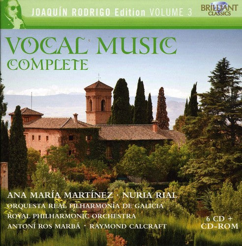 the album cover for Rodrigo / Martinez / Guinovart / Rodes - Complete Vocal Music - Rodrigo Collection 3