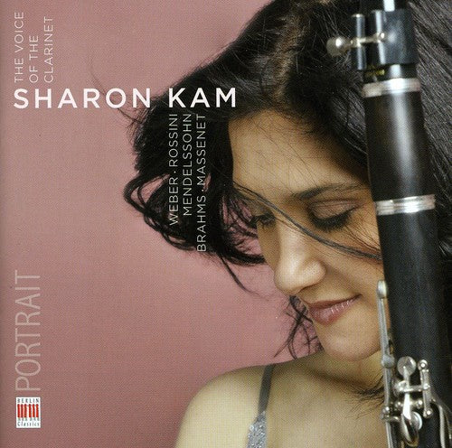 the album cover for Sharon Kam - Voice of the Clarinet