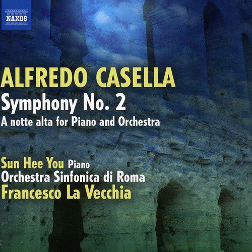 the album cover for G. MARTUCCI - Symphony No 2 / Notte Alta for Piano & Orchestra