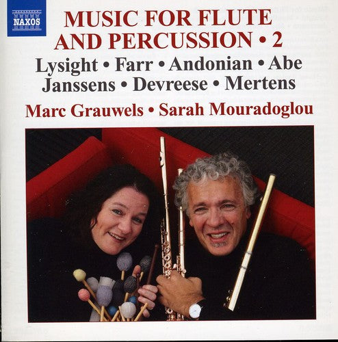 the album cover for Marc Grauwels - Music for Flute & Percussion