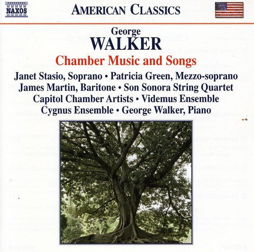 the album cover for George Walker - Chamber & Music Songs