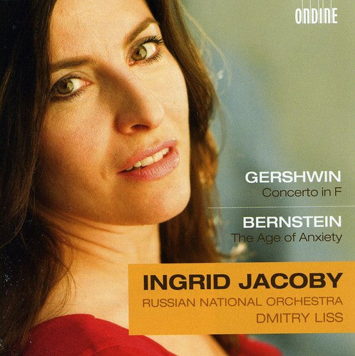 the album cover for Gershwin/Bernstein - Concerto in F / Symphony No 2 / the Age of Anxiety