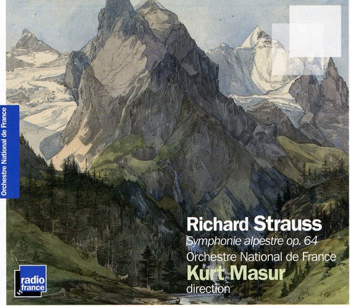 the album cover for R. STRAUSS - Eine Alpensinfonie