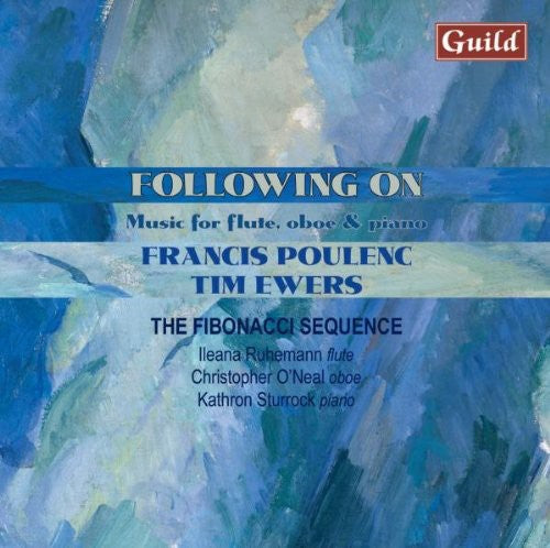 the album cover for The Fibonacci Sequence - Following on: Music for Flute Oboe & Piano