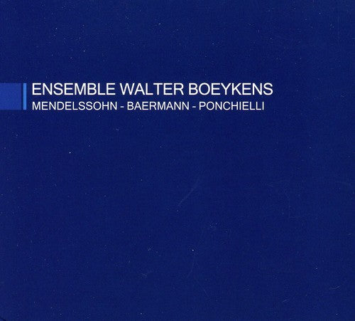 the album cover for Stravinsky/Bartok/Berg - Mendelssohn Baerman & Ponchielli