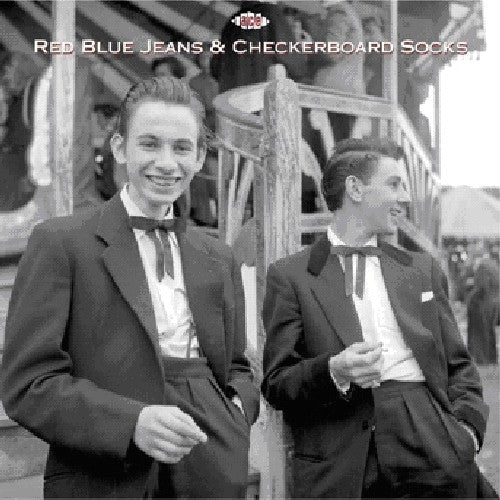 the album cover for Red Blue Jeans & Checkerboard Socks - Red Blue Jeans & Checkerboard Socks [Import]