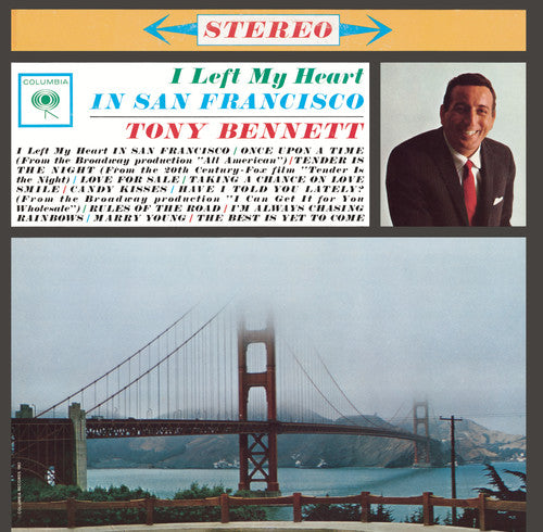 the album cover for Tony Bennett - I Left My Heart in San Francisco