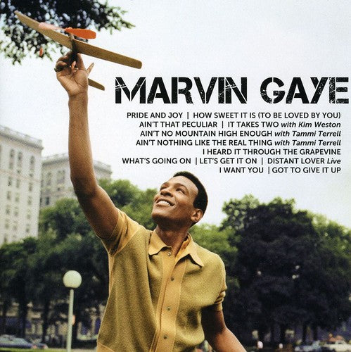 the album cover for Marvin Gaye - Icon