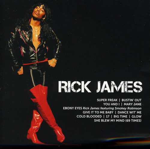 the album cover for Rick James - Icon