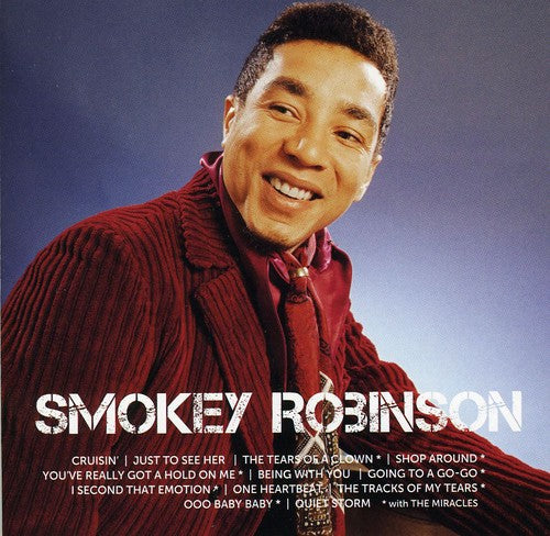 the album cover for Smokey Robinson - Icon