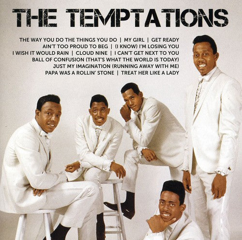 the album cover for The Temptations - Icon