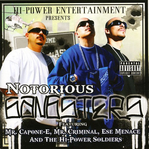 the album cover for Hi Power Presents - Notorious Gangsters