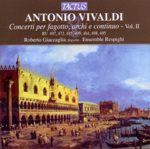 the album cover for Ensemble Respighi - Bassoon Concertos 2