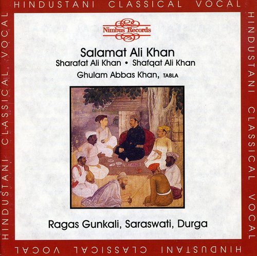 the album cover for Salamat Ali Khan - Raga Gunkali