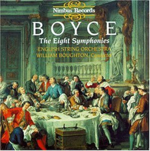 the album cover for William Boughton - Eight Symphonies